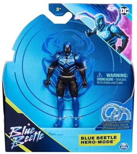 Lot de 3 figurines DC – Blue Beetle, Carapax & Battle Mode