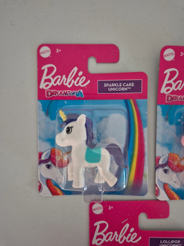 Lot de 3 Licornes Barbie Dreamtopia