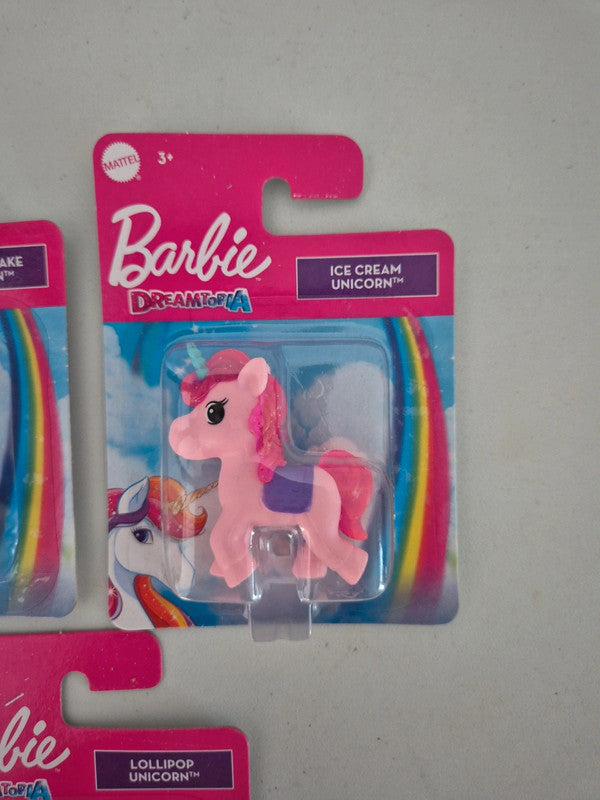 Lot de 3 Licornes Barbie Dreamtopia