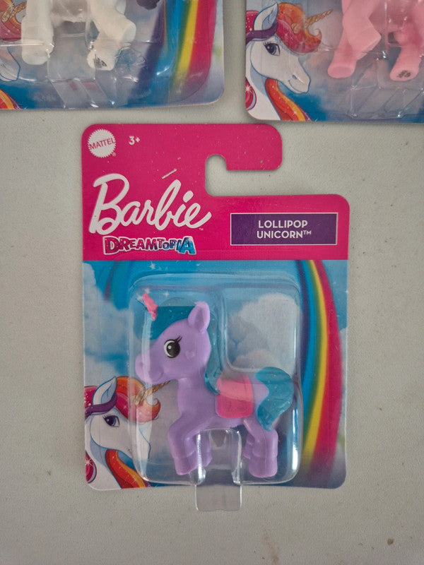 Lot de 3 Licornes Barbie Dreamtopia