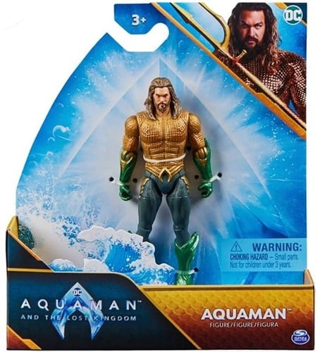 Lot de 4 figurines DC Aquaman and the Lost Kingdom – Mattel (Aquaman, Orm, Stealth Suit Aquaman, Black Manta)