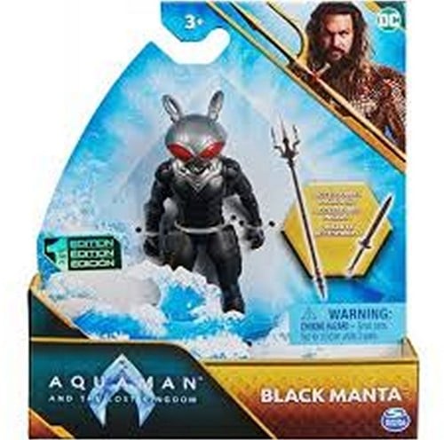 Lot de 4 figurines DC Aquaman and the Lost Kingdom – Mattel (Aquaman, Orm, Stealth Suit Aquaman, Black Manta)
