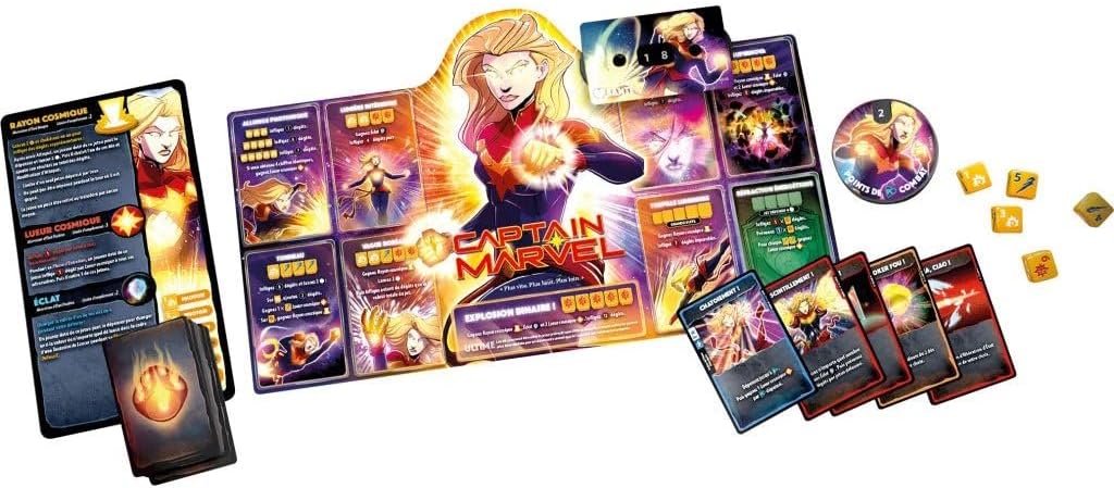 Marvel Dice Throne - Black Panther, Captain Marvel, Black Widow, Dr Strange