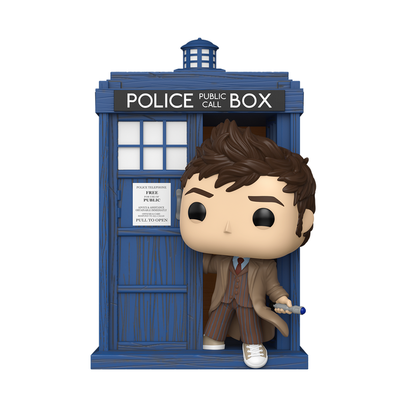 Pré-commande Pop DOCTOR WHO - POP Ride DLX N° 318 - Dixième Docteur avec TARDIS