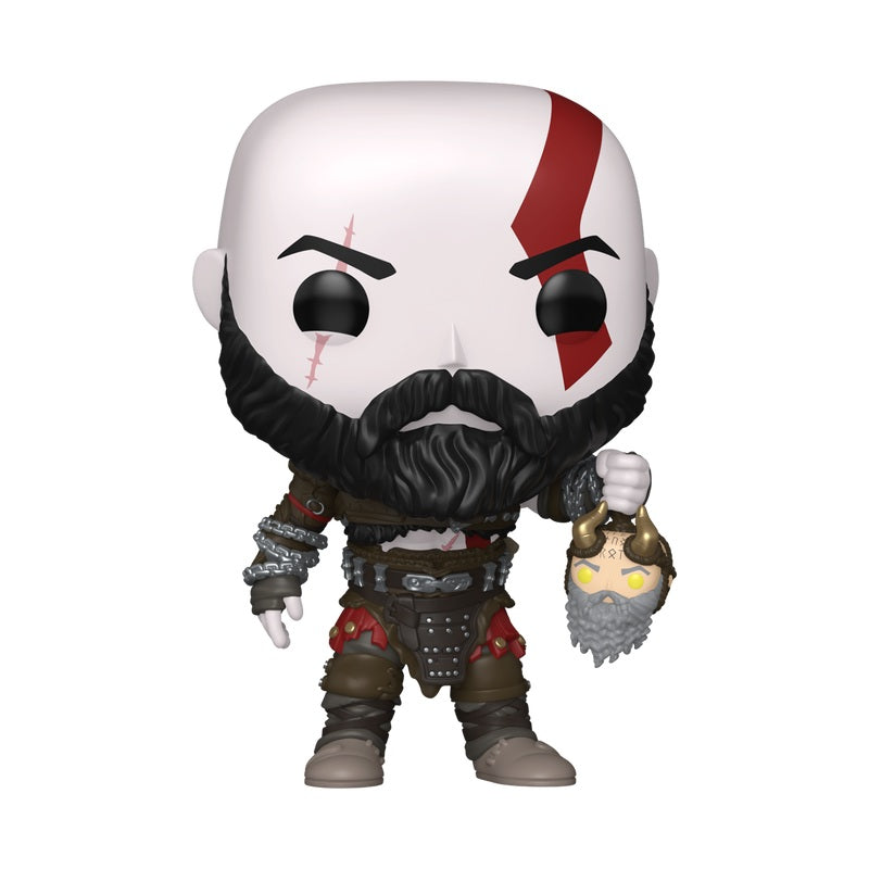 Pré-commande Pop GOD OF WAR RAGNAROK - POP Games N° 1340 - Kratos avec Tête de Mimir