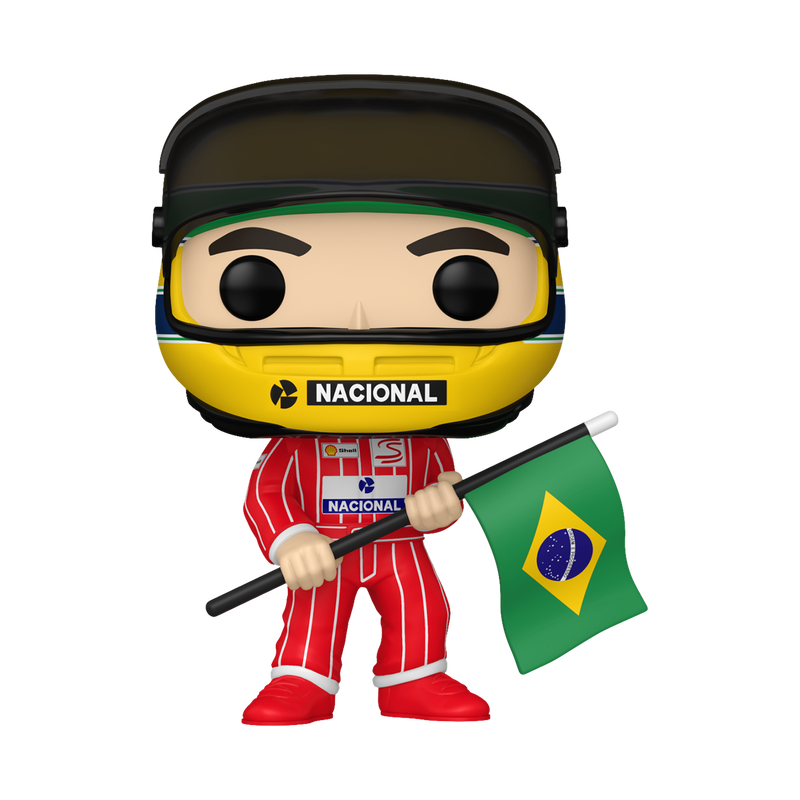 Pré-commande Pop RACING - POP N° 22 - Ayrton Senna With Brazilian Flag