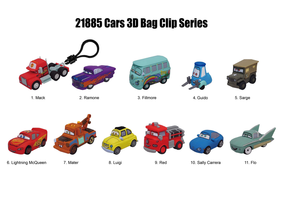 Pré-commande CARS - Series 1 - 3D Foam Bag Clip