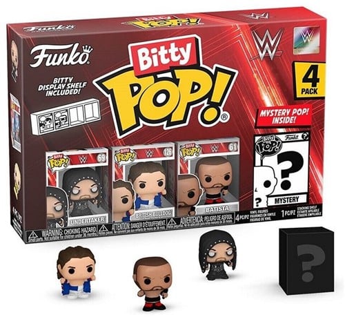 Bitty Pop! WWE - The Undertaker 4-Pack