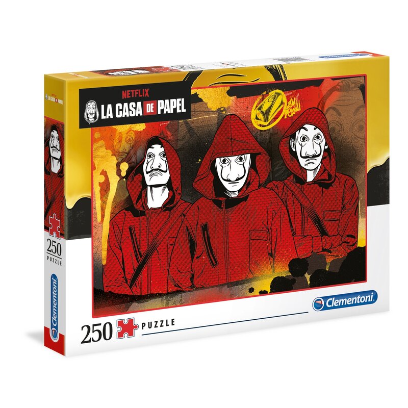 Puzzle 250 pièces - La Casa de Papel - Clementoni