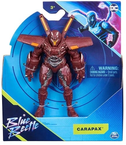 Lot de 3 figurines DC – Blue Beetle, Carapax & Battle Mode