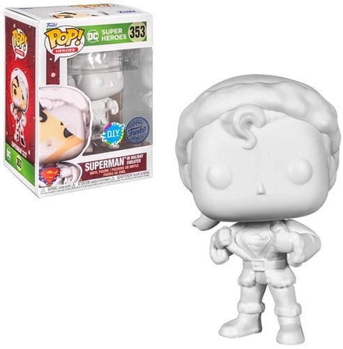 Funko Pop DC - Superman Holiday Sweater (DIY) #353