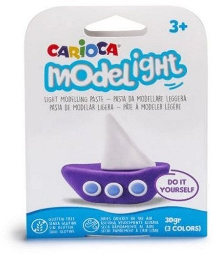 30 g di argilla da modellare. Trasporto di modellini di barche