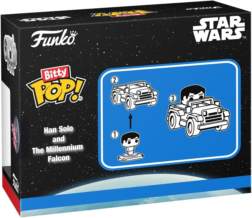 Bitty Pop Han Solo with Millenium Falcon