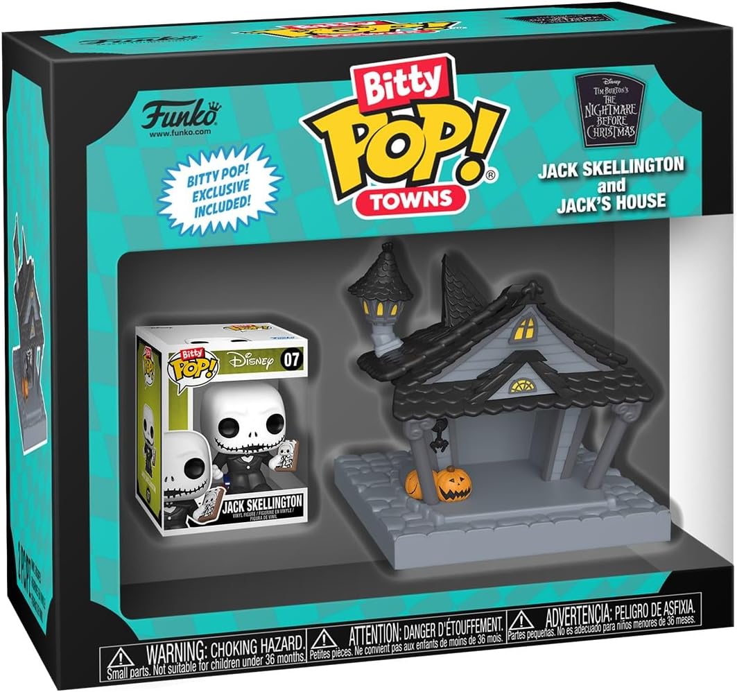 Bitty Pop Towns Jack Skellington and Jack's House