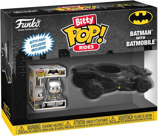 Bitty Pop Rides Batman and Batmobile
