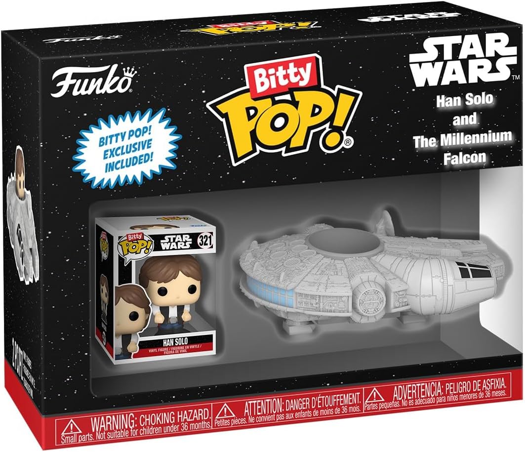 Bitty Pop Han Solo with Millenium Falcon