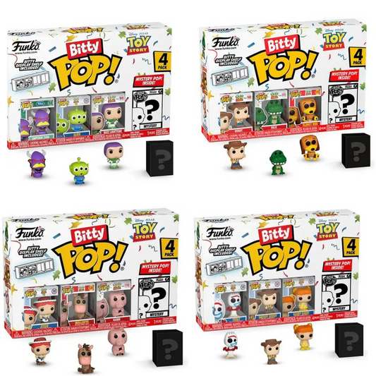 Lot de 4 Bitty Pop Toy Story
