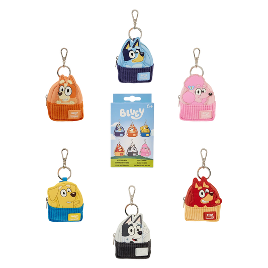 Pré-commande BLUEY - Mini Backpack Bag Charm Loungefly Mystery Box