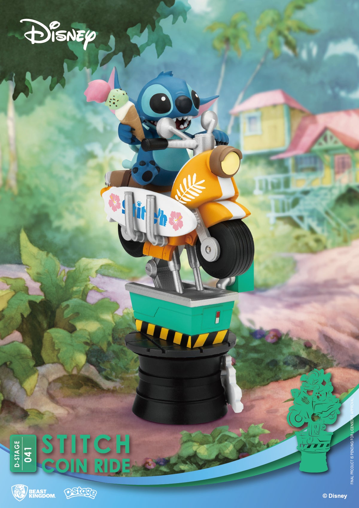 LILO & STITCH - Stitch Coin Ride - Diorama D-Stage 15.5cm