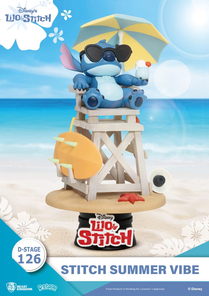 LILO & STITCH - Stitch Summer Vibe - Diorama D-Stage 16.4cm