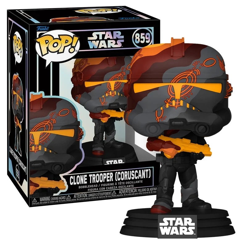 Pré-commande Pop STAR WARS - POP Artist Series Soldat Clone (Coruscant) 859