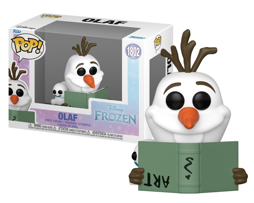 Pré-commande Pop READERS - POP Disney N° 1802 - Olaf avec livre
