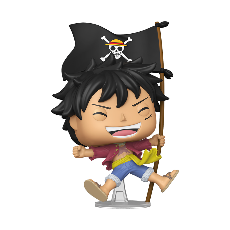Pré-commande Pop ONE PIECE - POP Animation N° 2214 - Luffy avec Drapeau