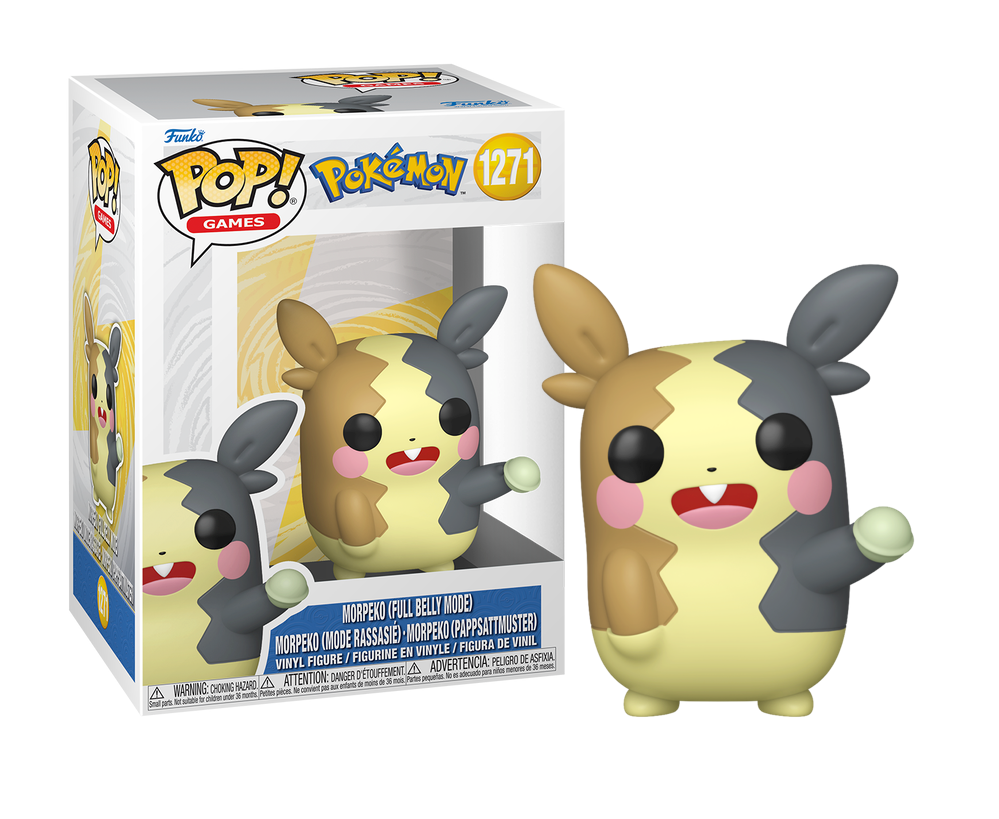 Pré-commande Pop POKEMON - POP Games N° 1271 - Morpeko (Mode Rassasié)