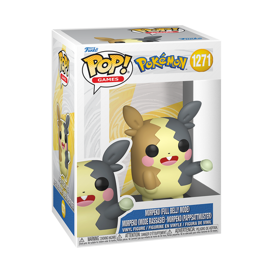 Pré-commande Pop POKEMON - POP Games N° 1271 - Morpeko (Mode Rassasié)