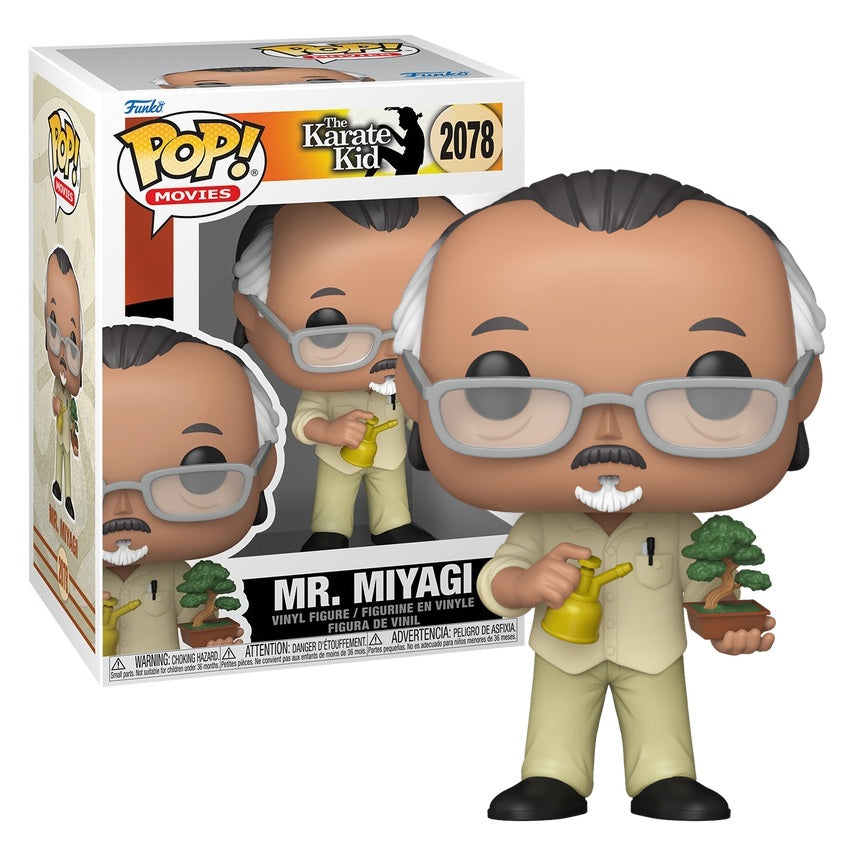 Pré-commande Pop KARATE KID - POP Movies N° 2078 - Mr. Miyagi avec Bonsai Tree