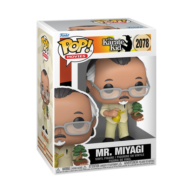 Pré-commande Pop KARATE KID - POP Movies N° 2078 - Mr. Miyagi avec Bonsai Tree