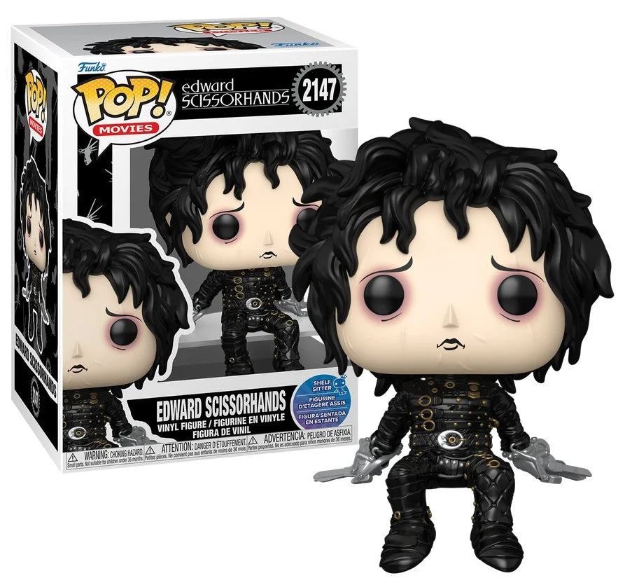 Pré-commande Pop EDWARD AUX MAINS D'ARGENT - POP Movies N° 2147 - Edward (Assis)