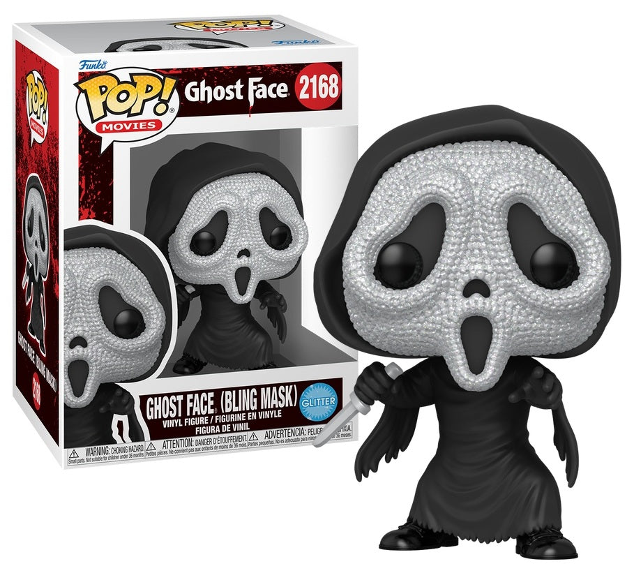 Pré-commande Pop GHOSTFACE - POP Movies N° 2168 - Bling Mask (GL)