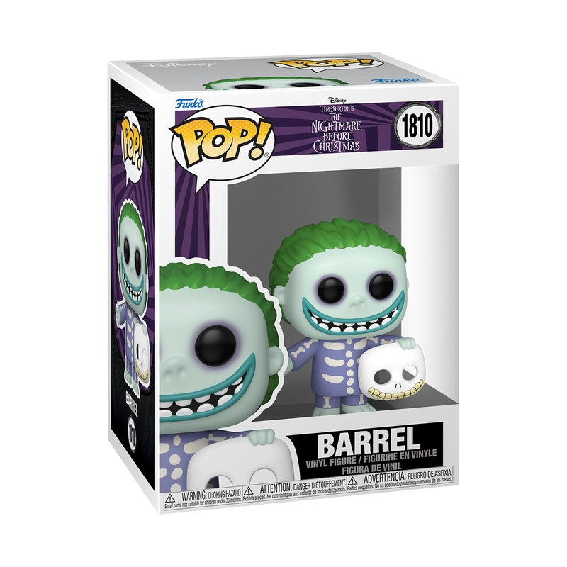 Pré-commande Pop L'ETRANGE NOEL DE MONSIEUR JACK - POP Disney N° 1810 - Barrel