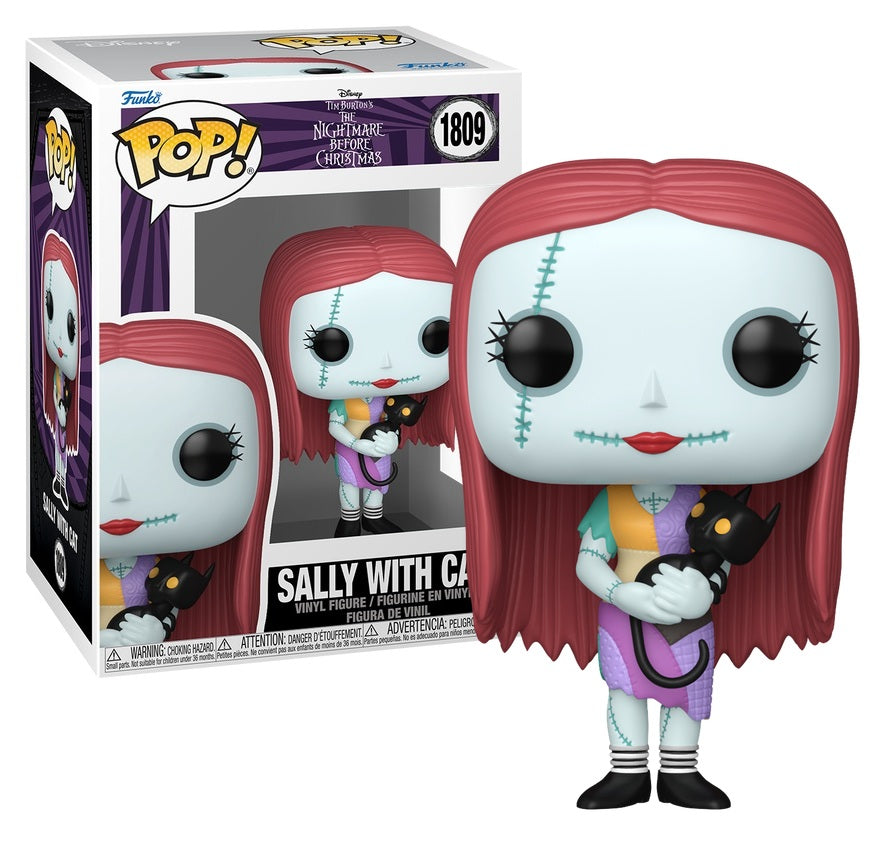 Pré-commande Pop L'ETRANGE NOEL DE MONSIEUR JACK - POP Disney N° 1809 - Sally avec Chat