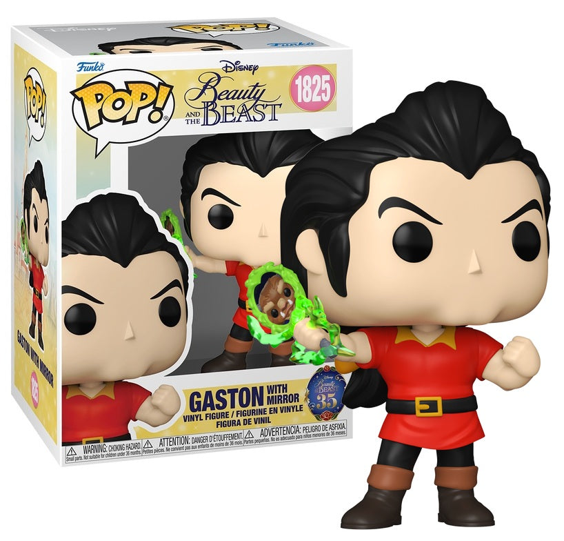 Pré-commande Pop LA BELLE ET LA BETE - POP Disney N° 1825 - Gaston avec mirroir