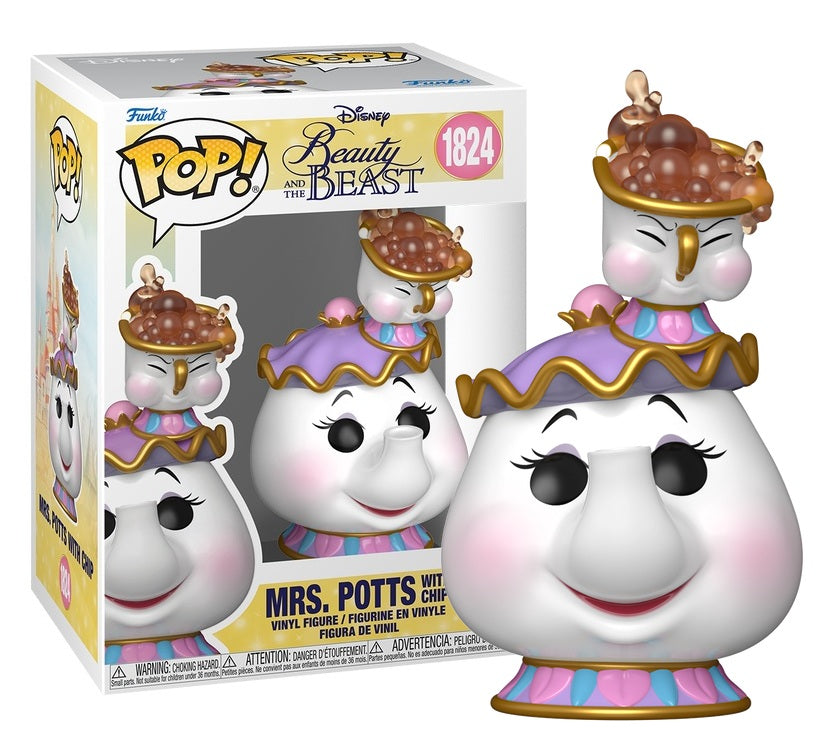 Pré-commande Pop LA BELLE ET LA BETE - POP Disney N° 1824 - Madame Samovar avec Zip