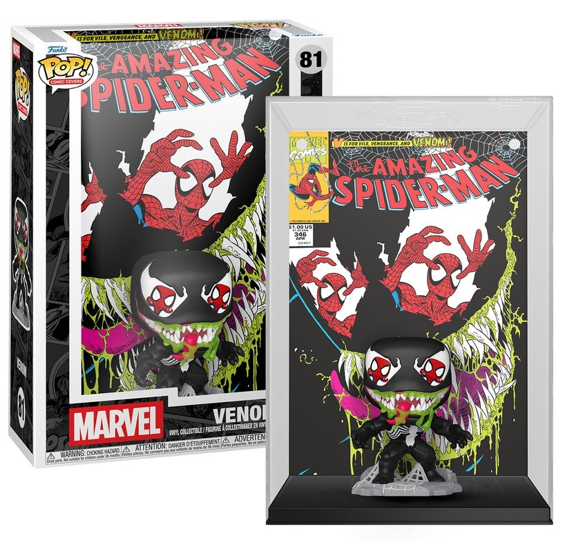 Pré-commande Pop MARVEL - POP Comic Cover N° 81 - Amazing Spider-Man #346 (Venom)