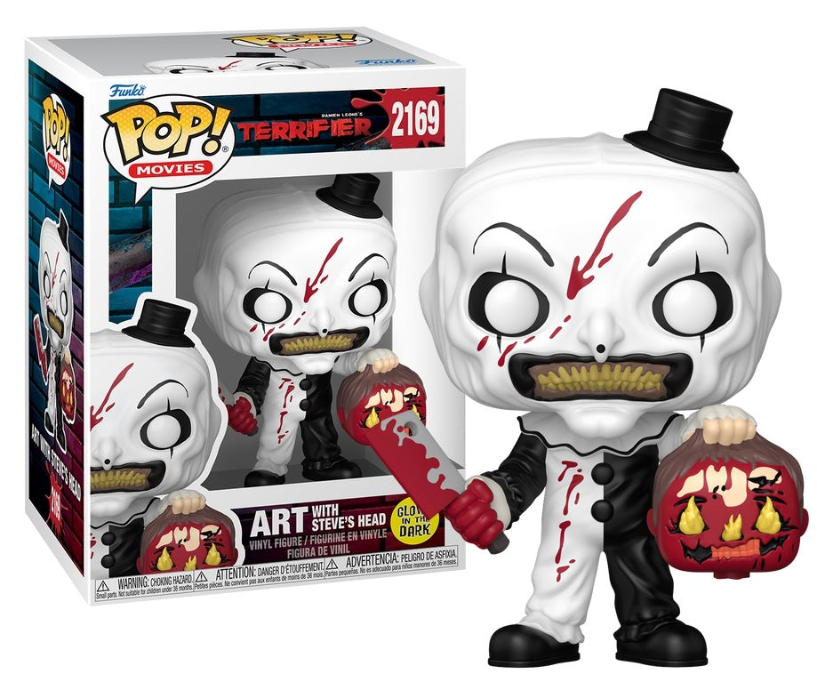 Pré-commande Pop TERRIFIER - POP Movies N° 2169 - Art avec Tête (GW)