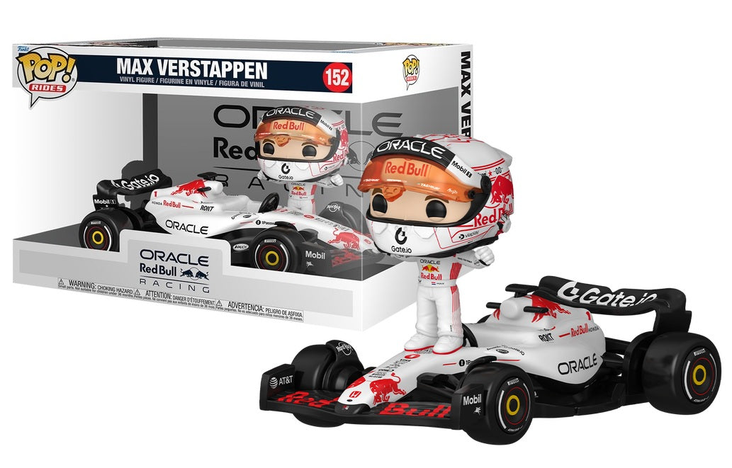 Pré-commande Pop RED BULL - POP Ride Super Deluxe N° 152 - Max Verstappen (Blanc)