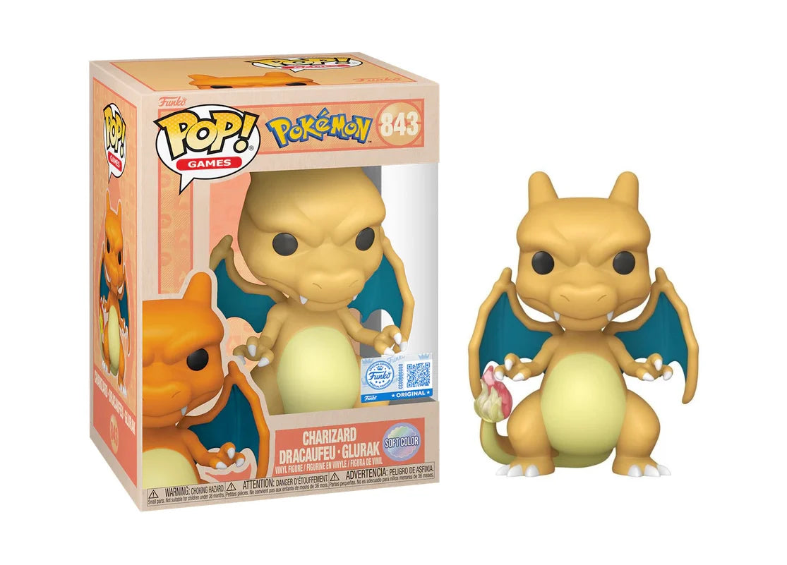 Pré-commande Pop POKEMON Dracaufeu 843 (Soft Color)