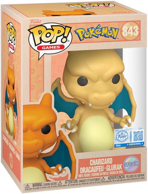 Pré-commande Pop POKEMON Dracaufeu 843 (Soft Color)