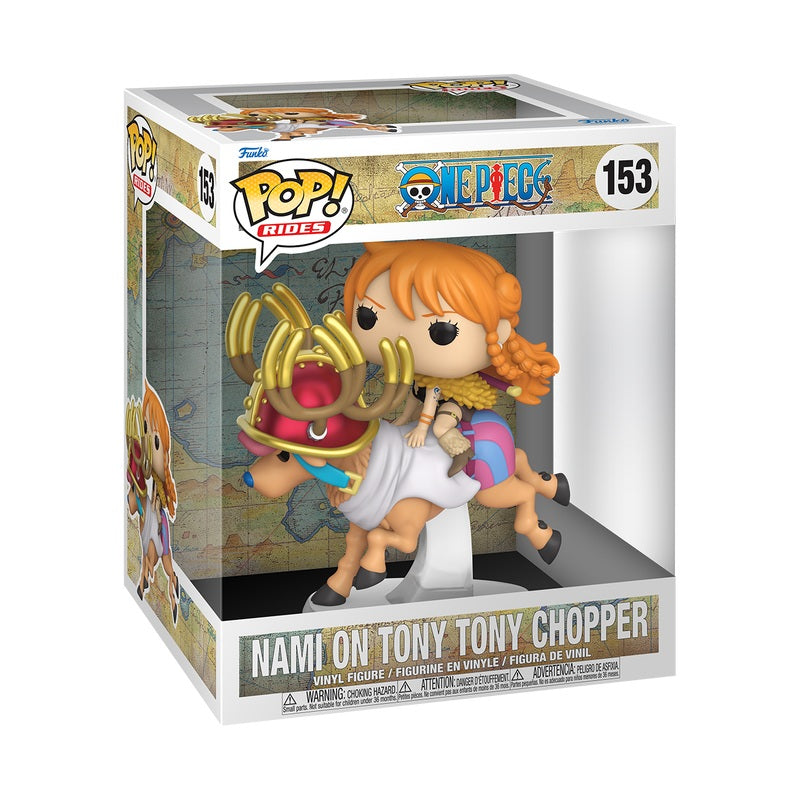 Pré-commande Pop ONE PIECE - POP Ride DLX N° 153 - Nami & Chopper