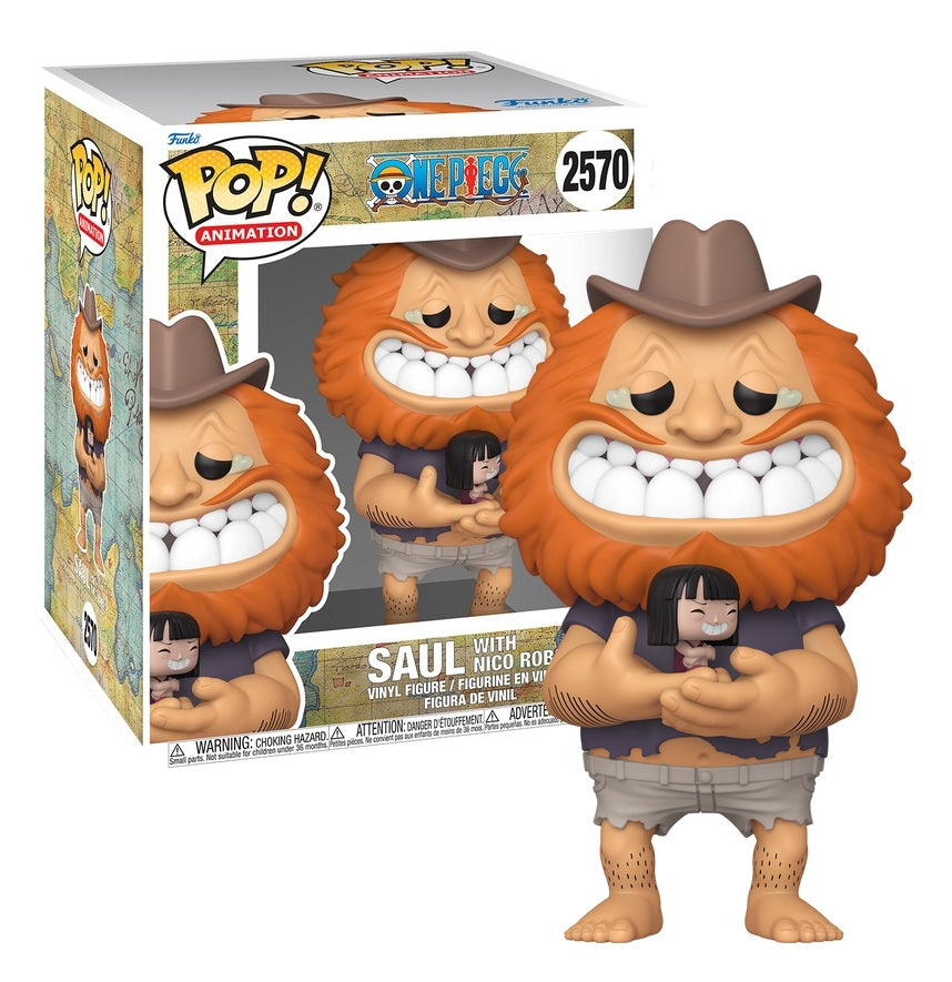 Pré-commande Pop ONE PIECE - POP Super N° 2570 - Saul avec Nico Robin