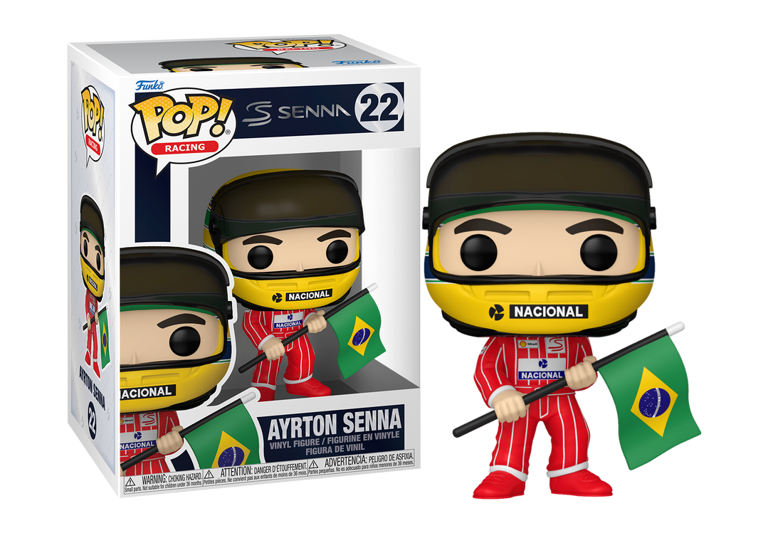 Pré-commande Pop RACING - POP N° 22 - Ayrton Senna With Brazilian Flag