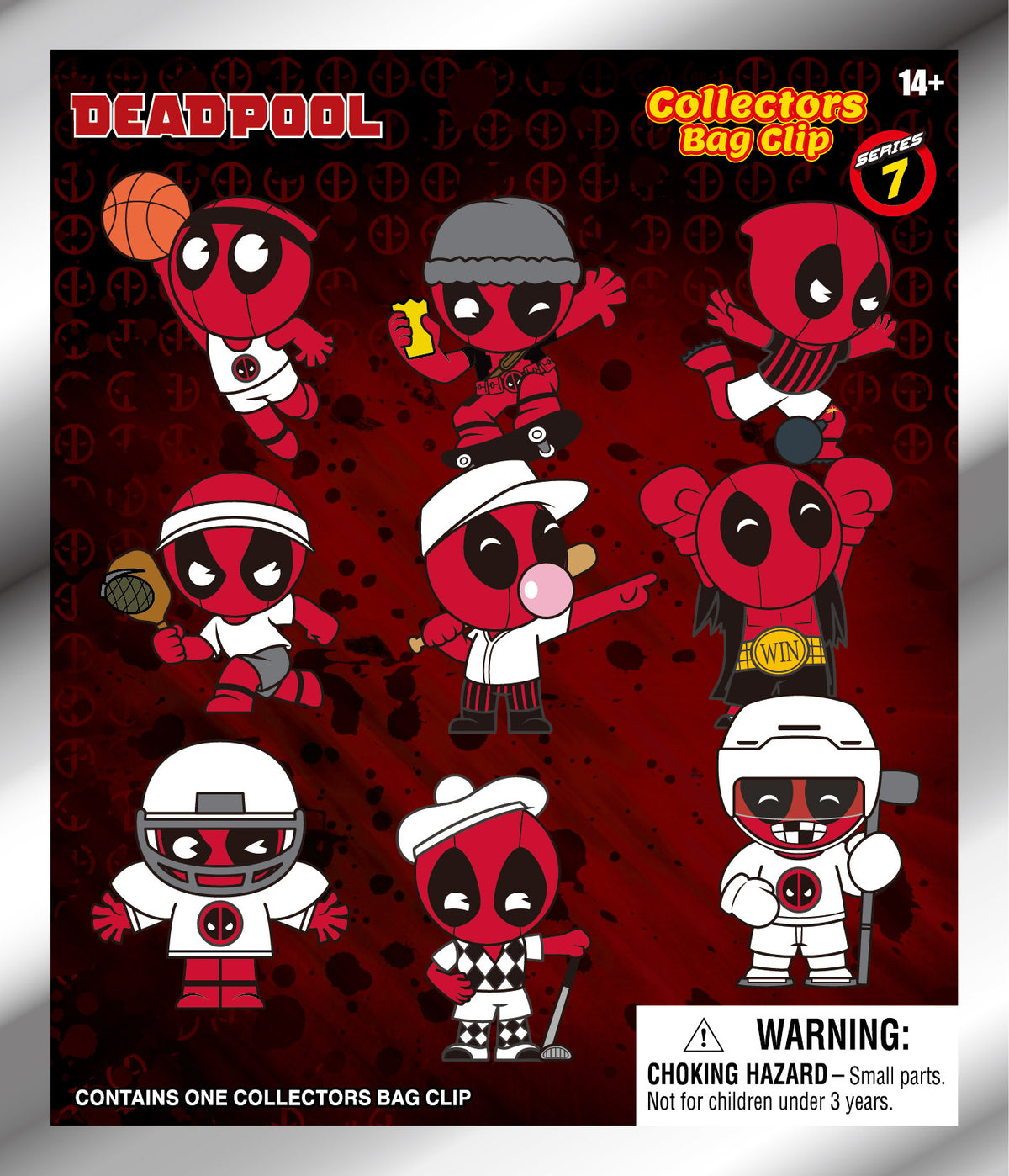 Pré-commande DEADPOOL - Series 7 - 3D Foam Bag Clip