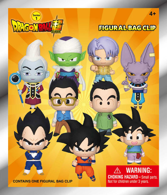 Pré-commande Bag Clip DRAGON BALL SUPER - Series 1 - 3D Foam Bag Clip