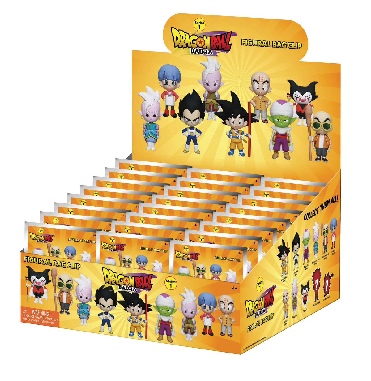 Pré-commande Bag Clip DRAGON BALL DAIMA - Series 1 - 3D Foam Bag Clip