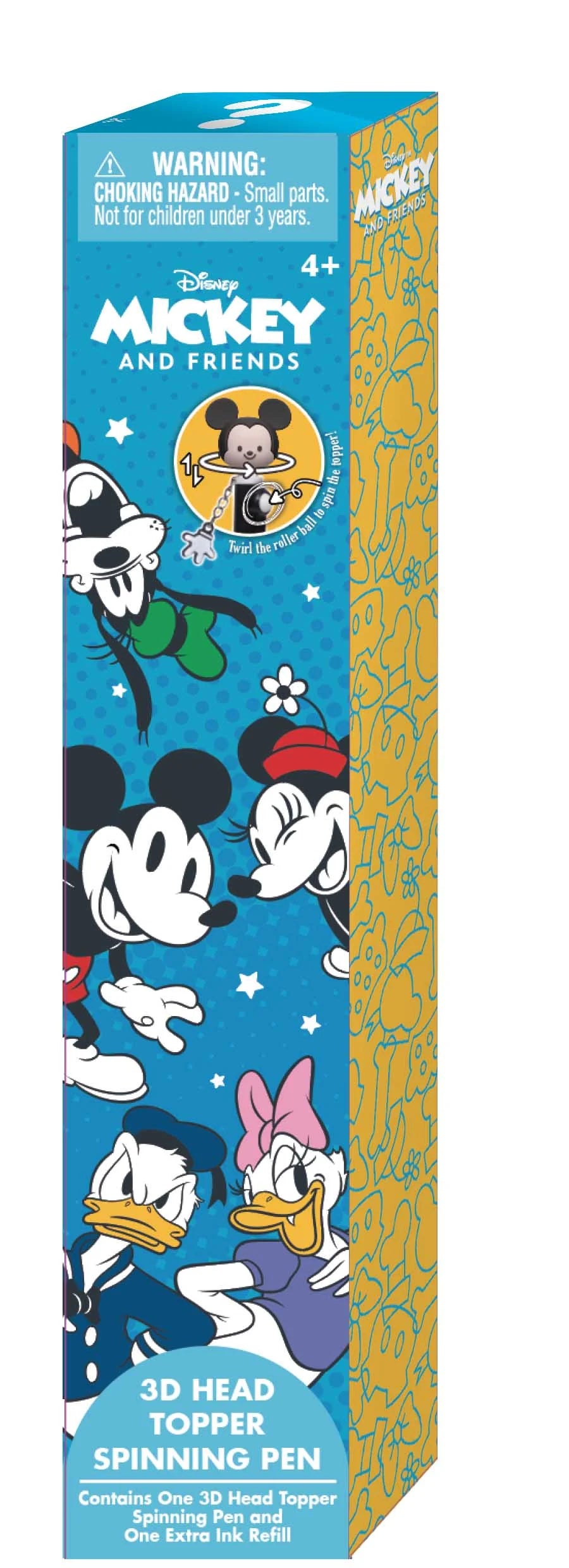 Pré-commande MICKEY ET AMIS - Stylo rotatif 3D Head Topper