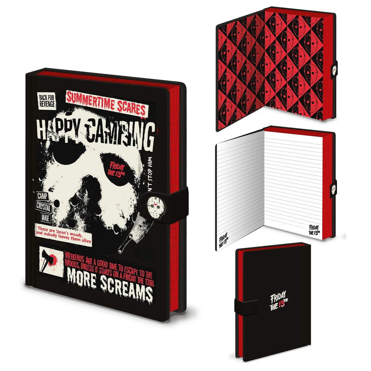 Pré-commande VENDREDI 13 - Masque - Carnet A5 Premium à fermoir